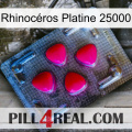 Rhinocéros Platine 25000 13